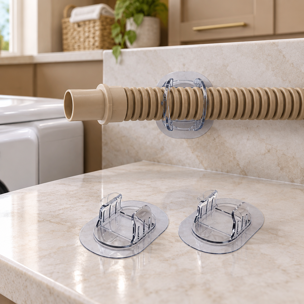 Self-Adhesive Drain Hose Fixer Clip