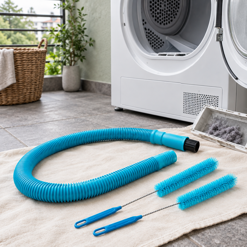 Dryer Vent Cleaning Kit – Flexible Long Brush for Dryer Duct & Lint Removal