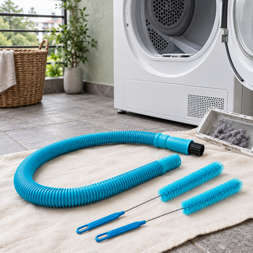 Dryer Vent Cleaning Kit – Flexible Long Brush for Dryer Duct & Lint Removal