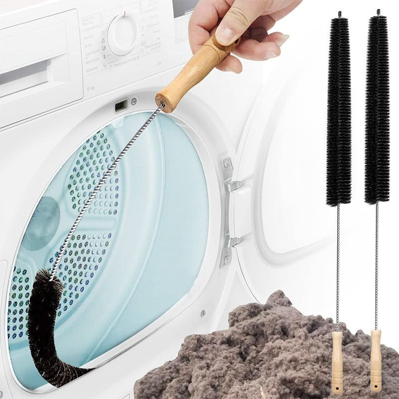 Flexible Multi-Purpose Pipe Cleaning Brush – Bendable Long Handle for Washer, Dryer & Vents